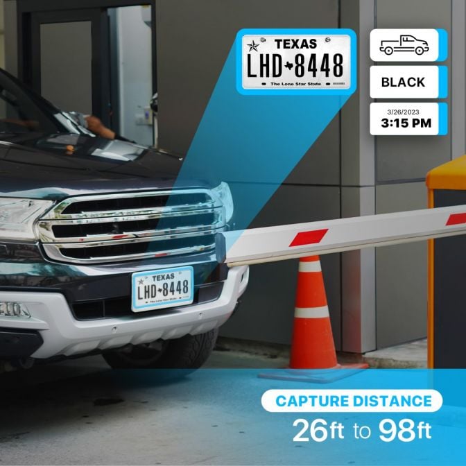 Amcrest 4MP UltraHD License Plate Reader ANPR AI IP Camera Bullet IP4M-1062EW-AI