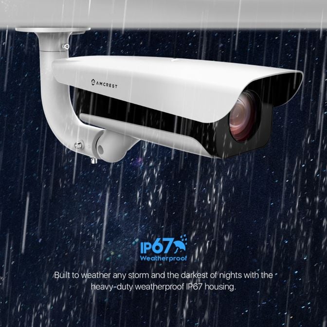 Amcrest 4MP UltraHD License Plate Reader ANPR AI IP Camera Bullet IP4M-1062EW-AI