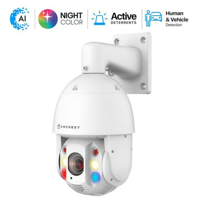 Amcrest 4MP Outdoor PTZ POE+ IP Camera PTZ Optical 25x IP4M-1093EW-AI