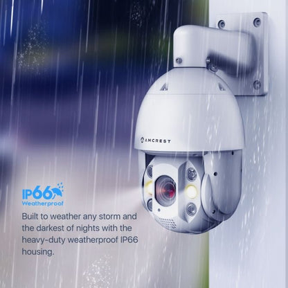 Amcrest 4MP Outdoor PTZ POE+ IP Camera PTZ Optical 25x IP4M-1093EW-AI