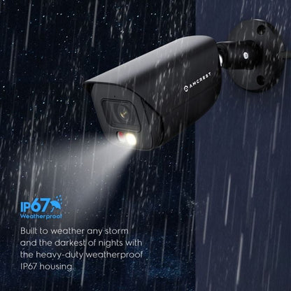 Amcrest 5MP AI IP PoE Bullet Cam IP5M-B1276EB-AI (Black)