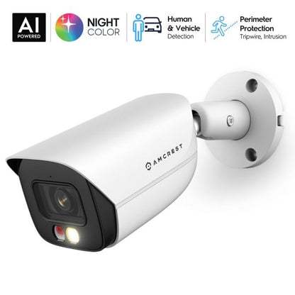 Amcrest 5MP AI IP PoE Bullet Cam IP5M-B1276EB-AI (Black)