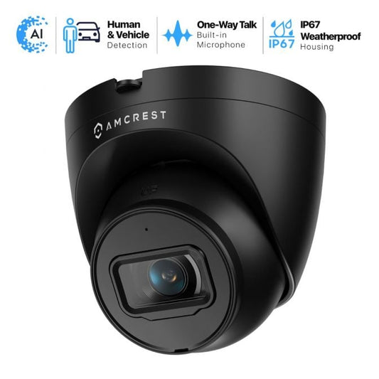 Amcrest ProHD Outdoor Security IP Turret PoE Camera, 5-Megapixel, 98ft NightVision