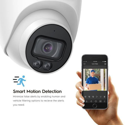 Amcrest 5MP Outdoor Night Color AI Turret PoE Camera, IP5M-T1273EW-AI