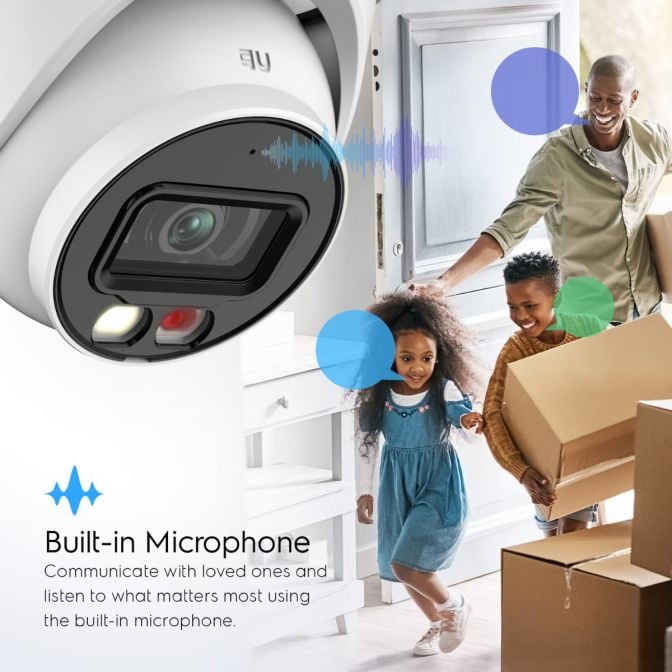 Amcrest 5MP AI IP PoE Turret Cam IP5M-T1277EW-AI (White)