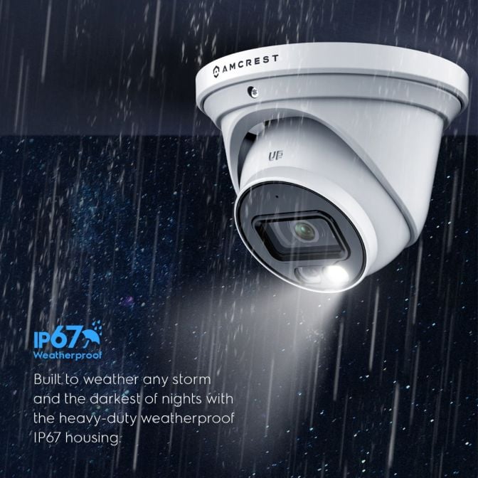 Amcrest 5MP AI IP PoE Turret Cam IP5M-T1277EW-AI (White)