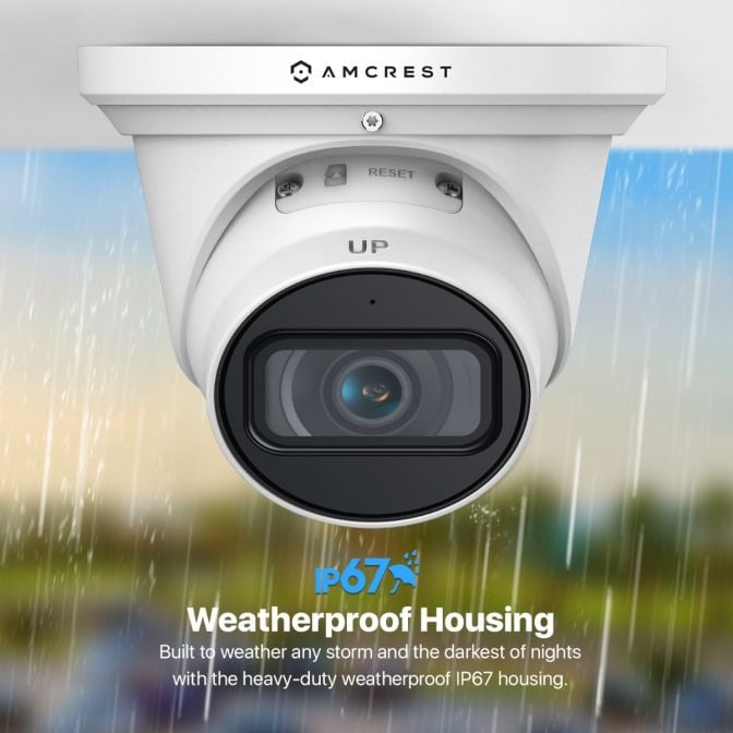 Amcrest 5MP AI IP PoE Camera Turret 5x Optical Zoom IP5M-VT1289EW-AI