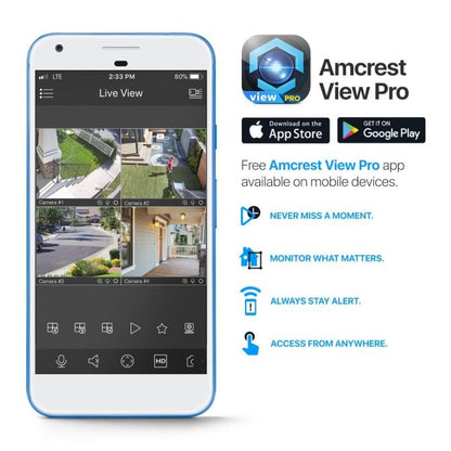 Amcrest 5MP AI IP PoE Camera Turret 5x Optical Zoom IP5M-VT1289EW-AI