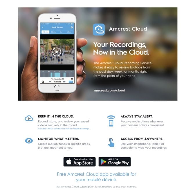 Amcrest UltraHD 4K Varifocal PoE Dome Outdoor Security Camera, 8MP (3264x2448), 164ft Night Vision, Motorized Varifocal Lens 58º-110º, White (IP8M-2454EW)