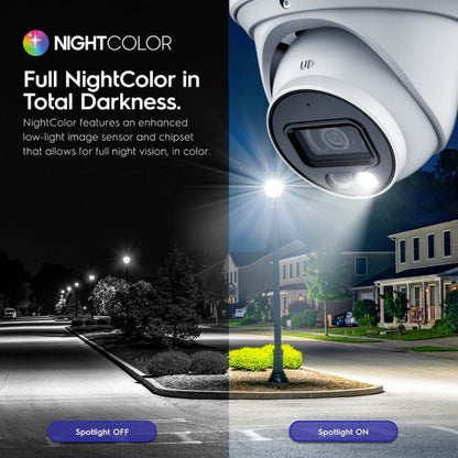 Amcrest 4K Night Color IP PoE Turret Cam IP8M-2779EW-AI (White)