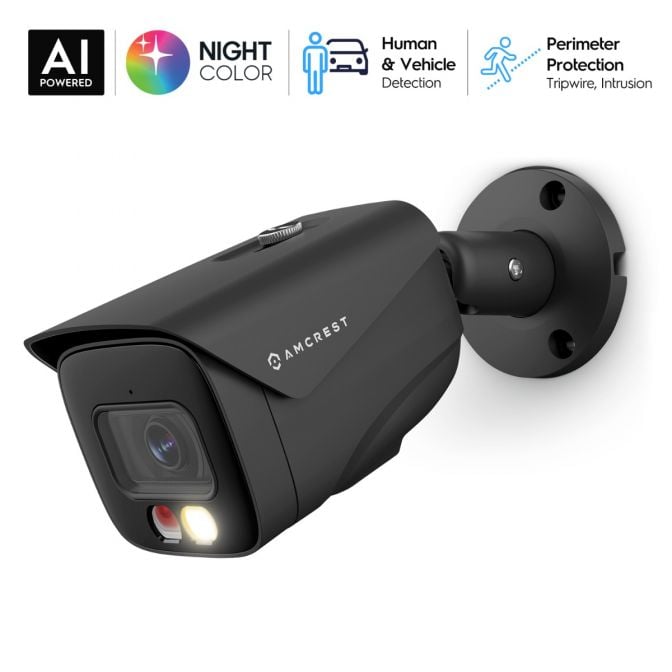 Amcrest 4K AI Bullet POE Camera