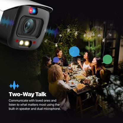 Amcrest UltraHD 4K (8MP) IP POE AI Camera, 4K @25/30fps, 98ft Full Night Color Vision IP8M-DB3946EW-3AI