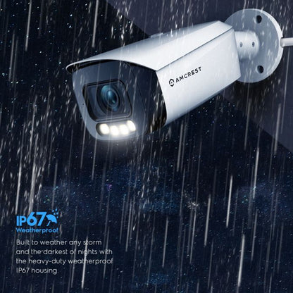 Amcrest Night Color AI Bullet Camera