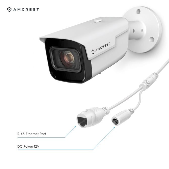 Amcrest 4K AI IP PoE Camera Bullet 5x Optical Zoom IP8M-VB2896EW-AI