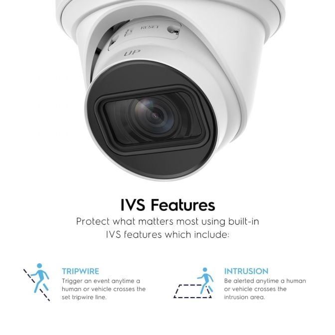 Amcrest 4K Optical Zoom IP PoE Turret Cam 5x Optical Zoom IP8M-VT2779EW