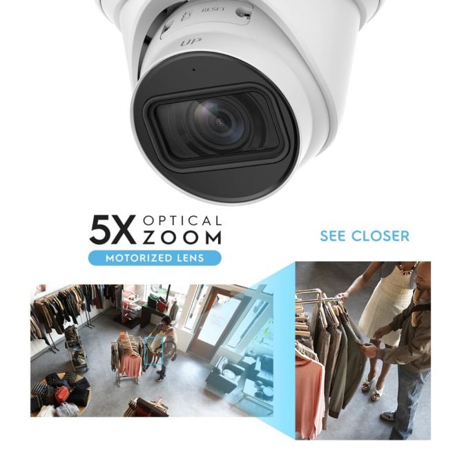 Amcrest 4K Turret AI IP PoE Camera 5x Optical Zoom IP8M-VT2879EW-AI