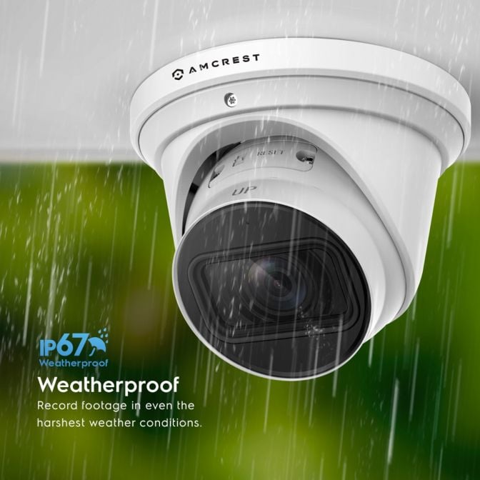Amcrest 4K Turret AI IP PoE Camera 5x Optical Zoom IP8M-VT2879EW-AI