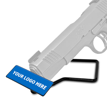Kikstands Custom Branded Gun Display Stand 0.875" x 3" Rectangle (24-Pack)
