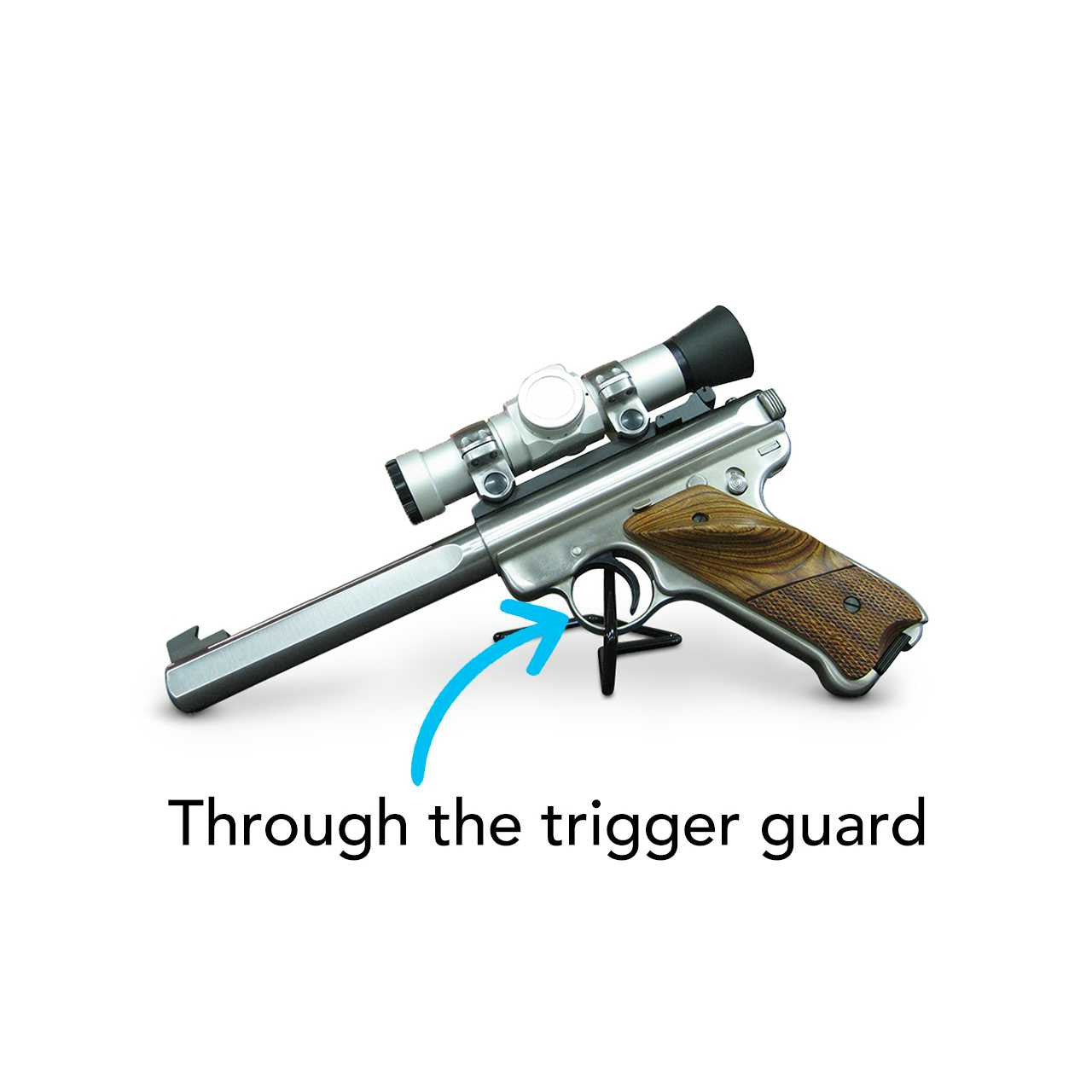 Kikstands – Free Standing Handgun Display Stand