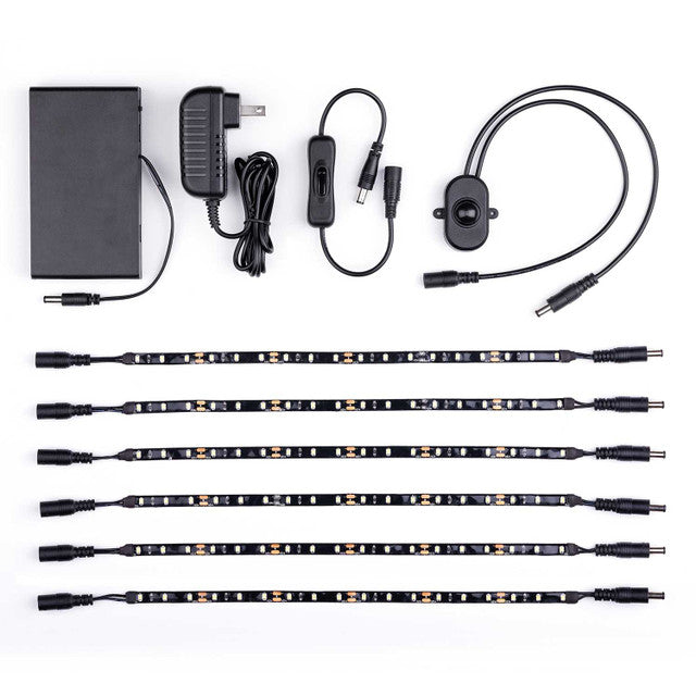 LED Gun Safe Light Kit - Motion Sensor & 6 Strips