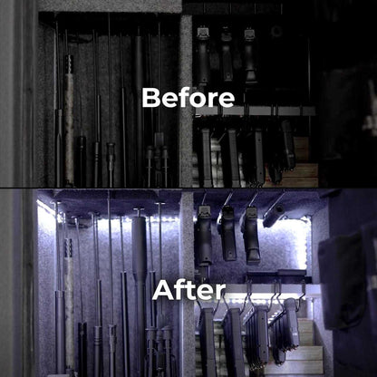 LED Gun Safe Light Kit - Motion Sensor & 6 Strips