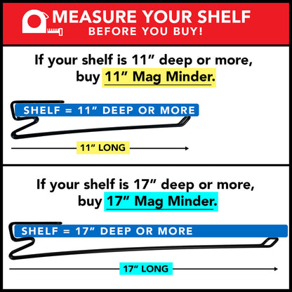 Mag Minder Gun Magazine Storage Rack (2 Sizes)