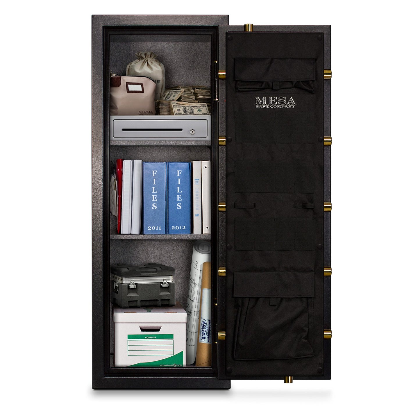 Mesa Constitution MBF5922-C Burglary & Fire Resistant Gun Safe – 2 Hour Fire Rating, Combination Lock, Steel Construction