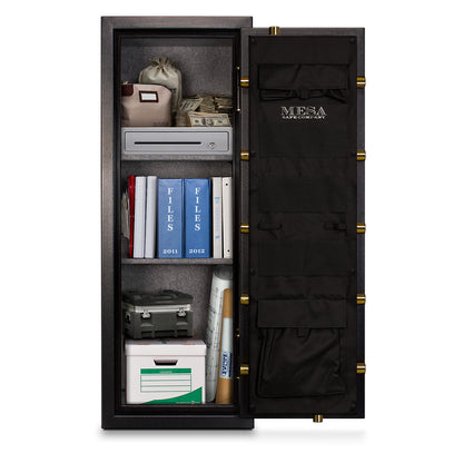 Mesa Constitution MBF5922-E Burglary & Fire Resistant Gun Safe – 2 Hour Fire Rating, Electronic Lock, Steel Construction