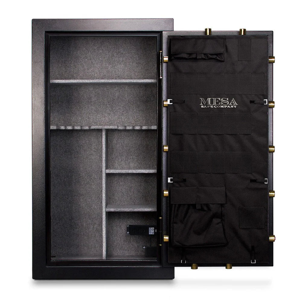 Mesa Safe MBF6032E Burglary & Fire Resistant Gun Safe – 14.4 cu. ft. Capacity, Electronic Lock, Black Finish