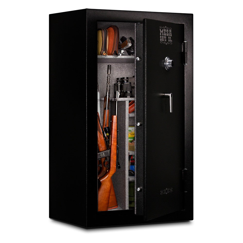 Mesa Safe MGL36E-AS Burglary & Fire Resistant Gun Safe – 30 Minute Fire Rating, Electric Lock, 36 Rifle Capacity