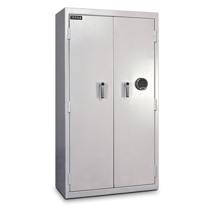 Mesa Safe MRX1000E Pharmacy Security Safe – Double Door, Electronic Lock, Steel Construction, White Finish