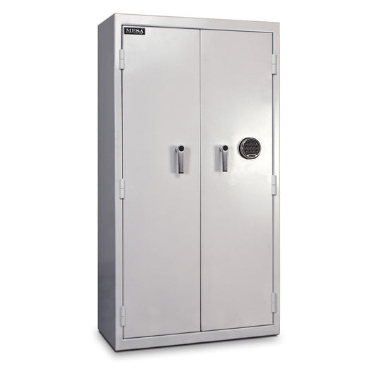 Mesa Safe MRX1000E Pharmacy Security Safe – Double Door, Electronic Lock, Steel Construction, White Finish