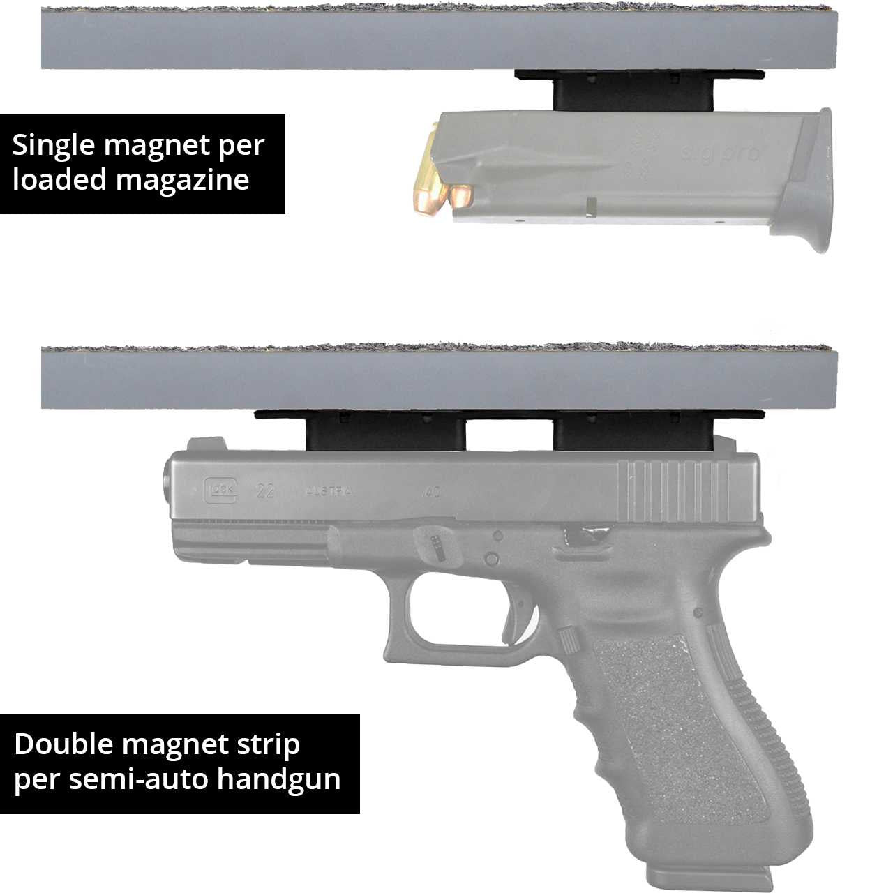 Multi-Mags - Gun or Magazine Magnet