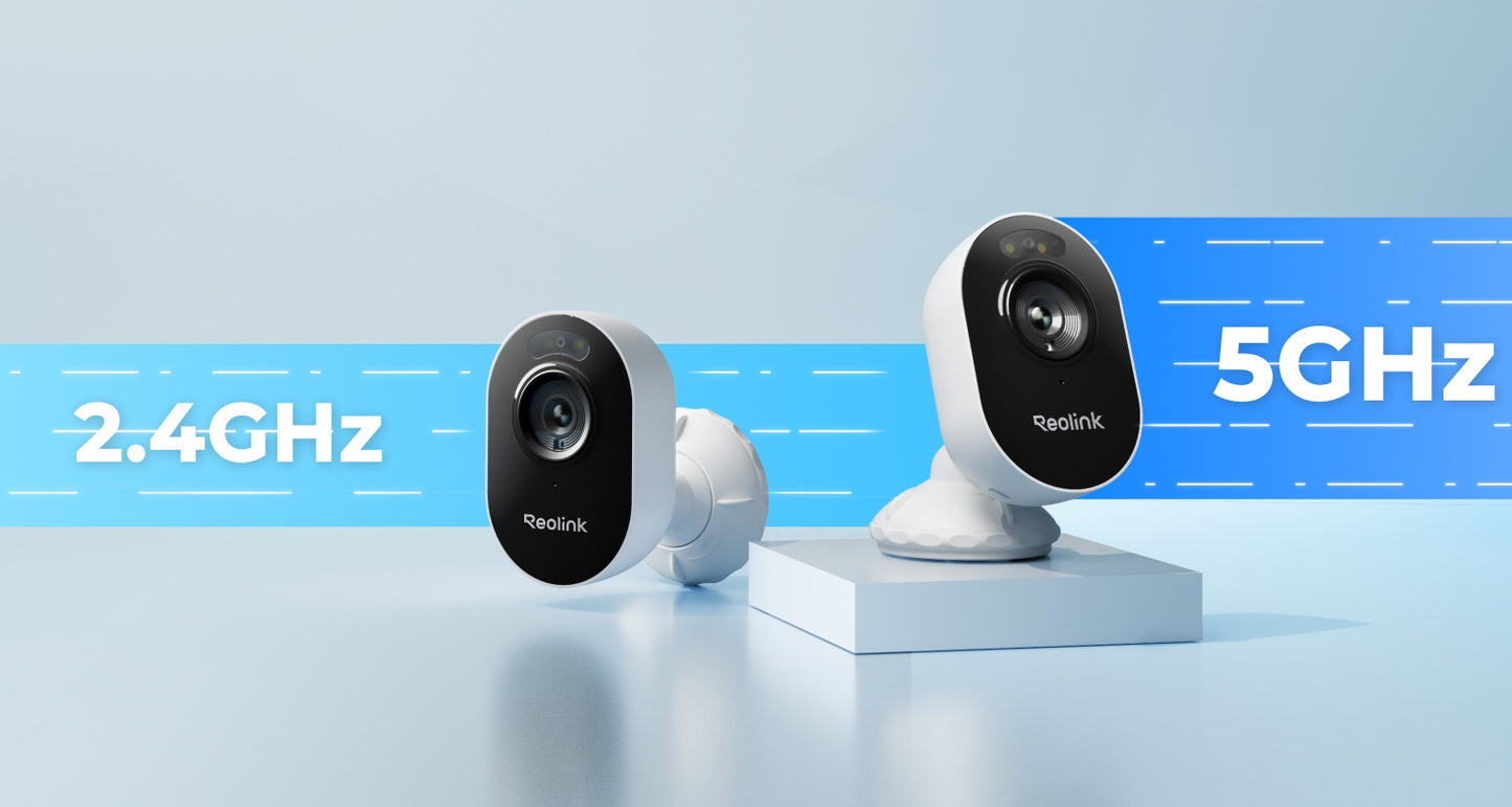 2K Smart Wi-Fi Camera with Color Night Vision and 2.4/5 GHz Wi-Fi