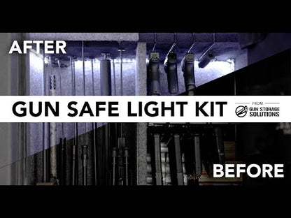 LED Gun Safe Light Kit - Motion Sensor & 6 Strips
