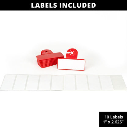 Rifle Rods Tags – 10 Pack