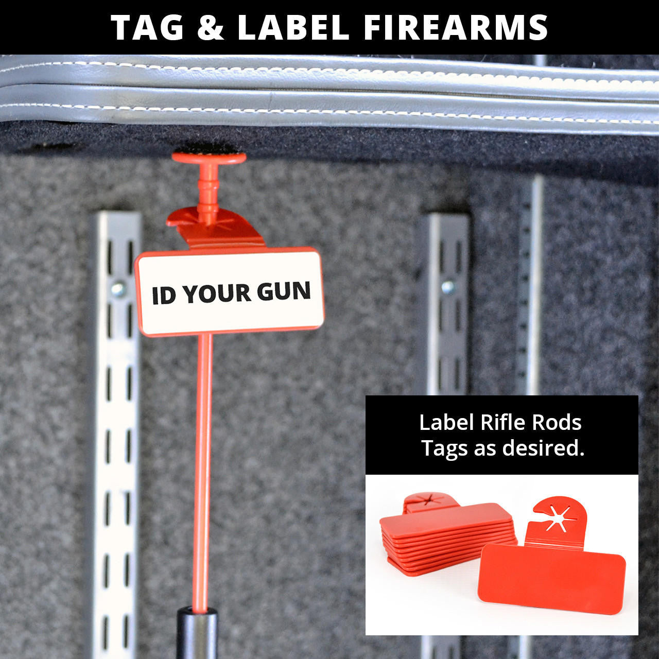 Rifle Rods Tags – 10 Pack