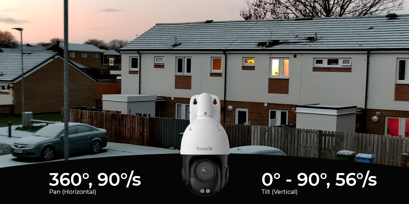 Smart 4K PTZ PoE Security Camera