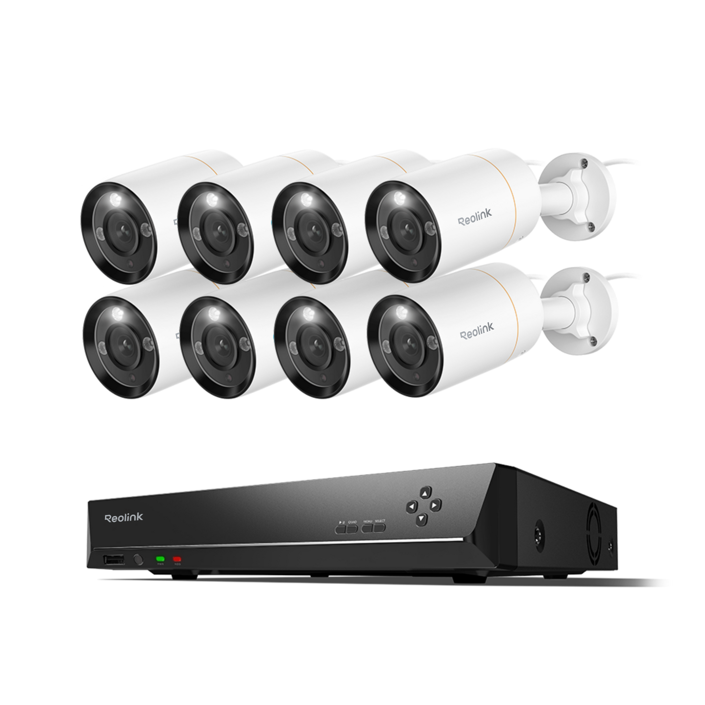 Reolink Smart 12MP PoE Security System with 24/7 Recording
