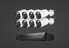Reolink Smart 12MP PoE Security System with 24/7 Recording
