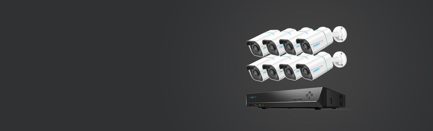 Reolink Smart 4K 8MP Security Kit with 4TB Built-In