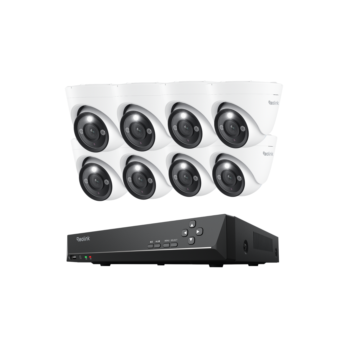 Reolink 4K Smart PoE Camera System with Color Night Vision & 3X Optical Zoom