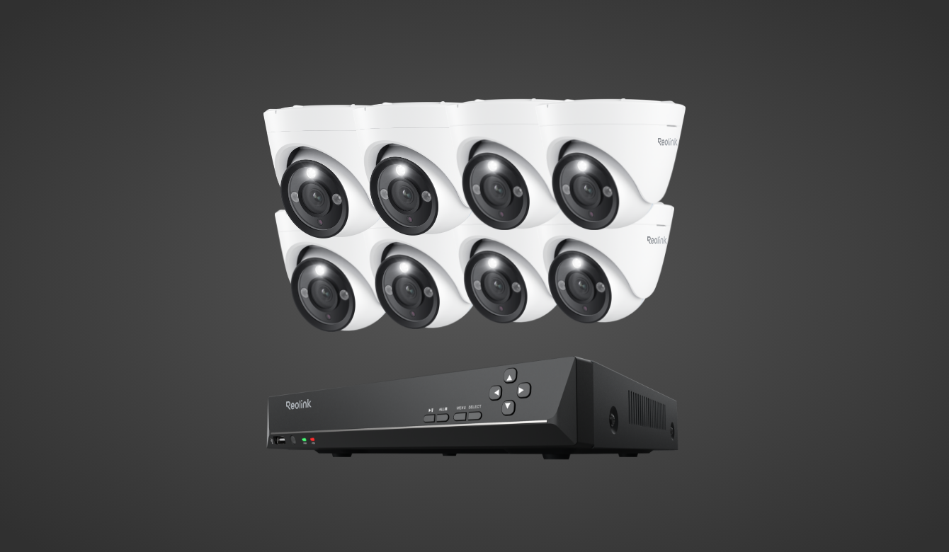 Reolink 4K Smart PoE Camera System with Color Night Vision & 3X Optical Zoom