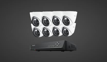 Reolink 4K Smart PoE Camera System with Color Night Vision & 3X Optical Zoom
