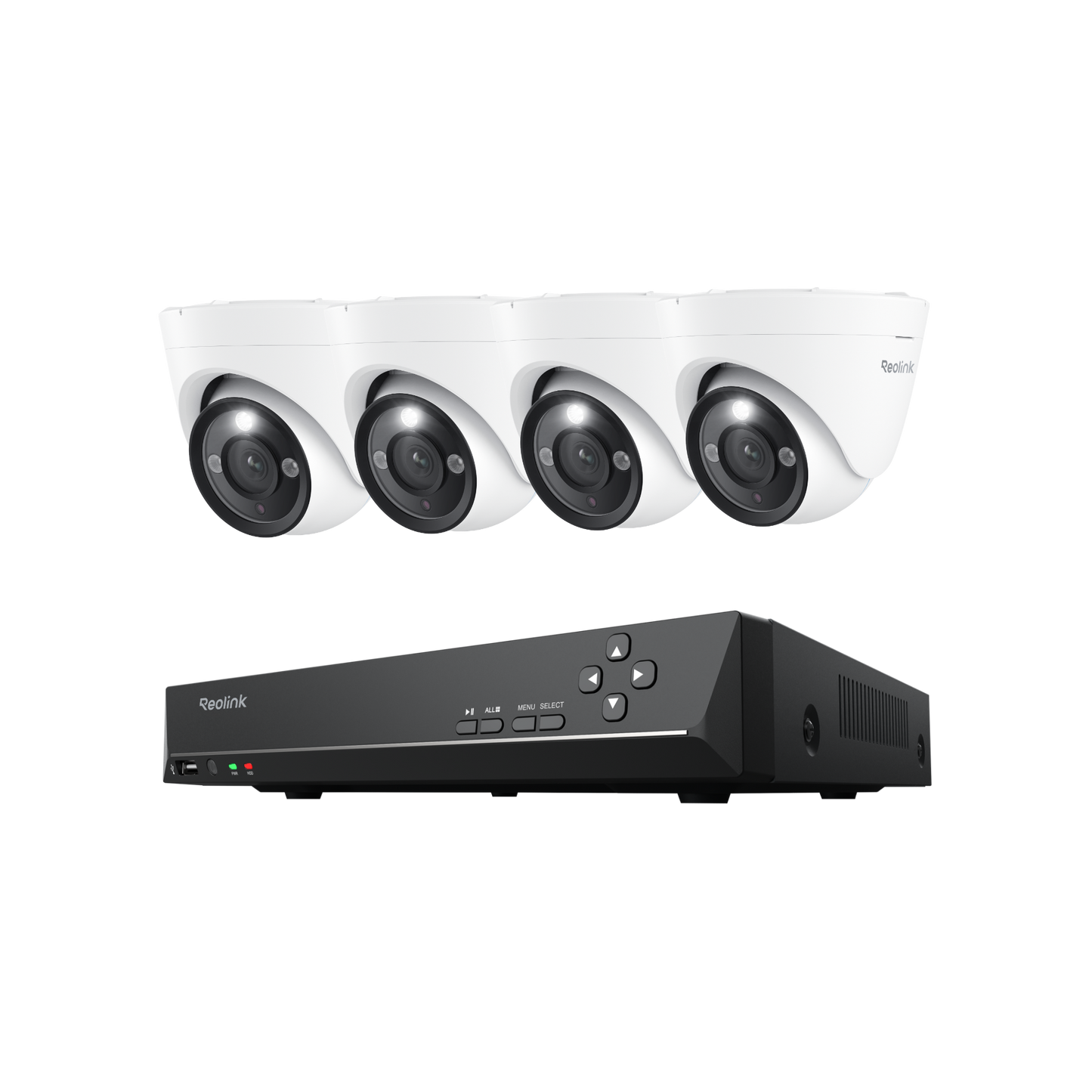 Reolink 4K Smart PoE Camera System with Color Night Vision & 3X Optical Zoom