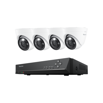 Reolink 4K Smart PoE Camera System with Color Night Vision & 3X Optical Zoom