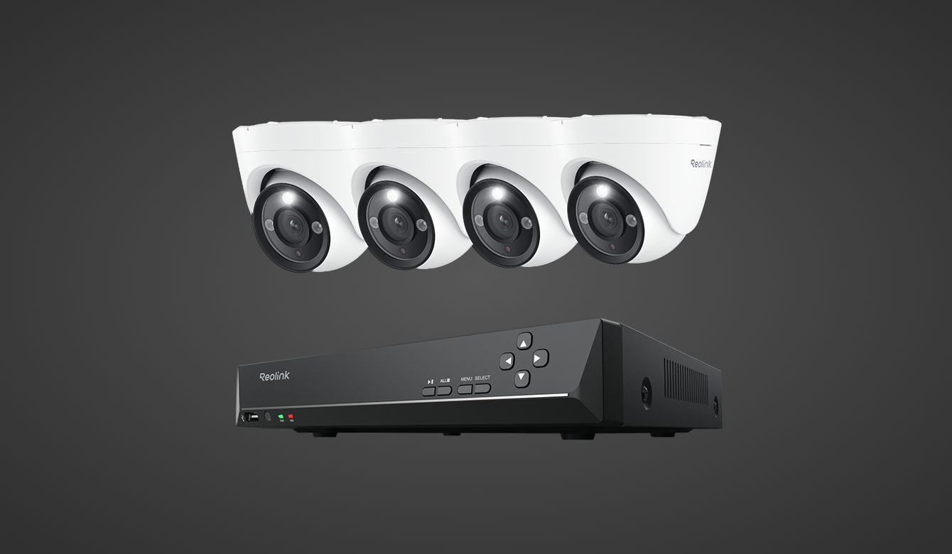 Reolink 4K Smart PoE Camera System with Color Night Vision & 3X Optical Zoom