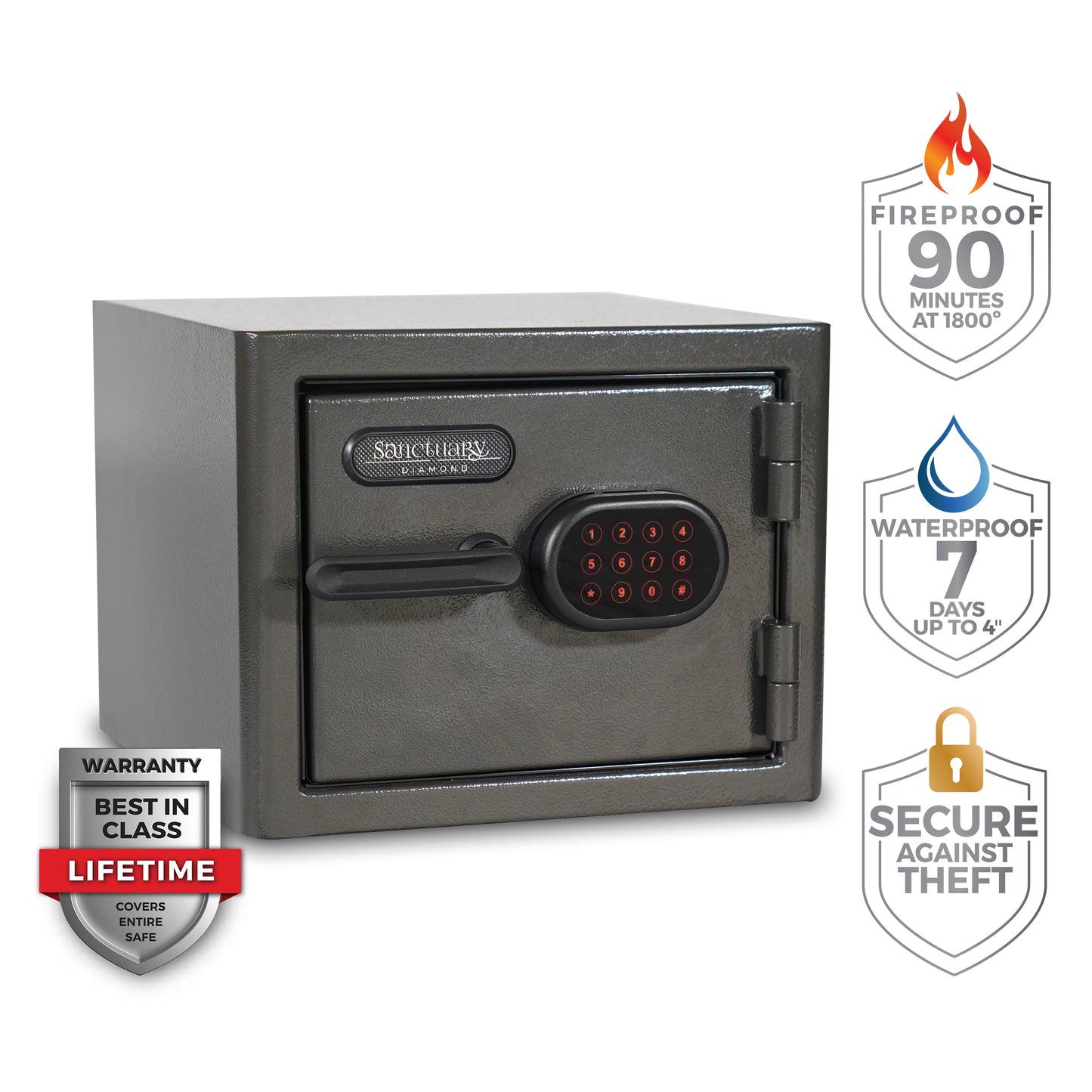 Sanctuary Diamond SA-DIA1 90-Min Fire & Water Safe