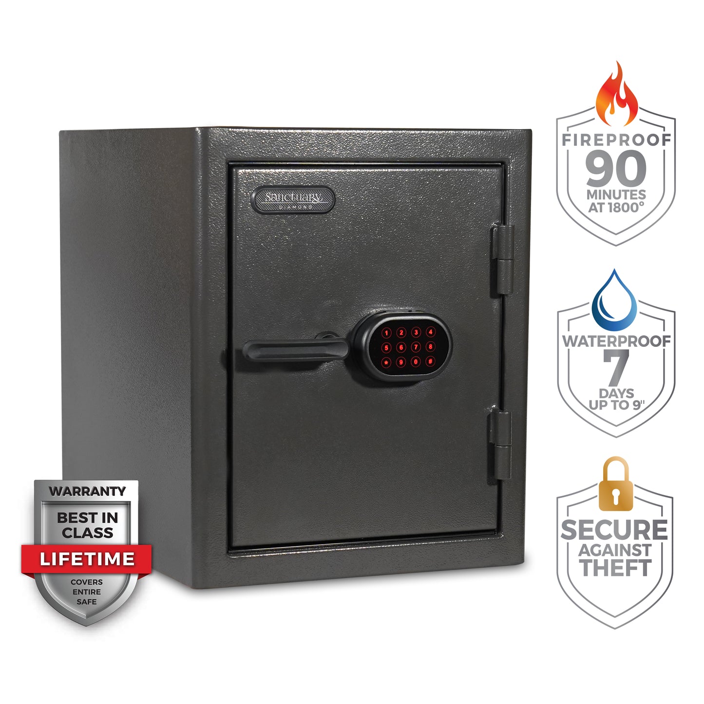 Sanctuary Diamond SA-DIA3-S 90-Min Fire & Water Safe