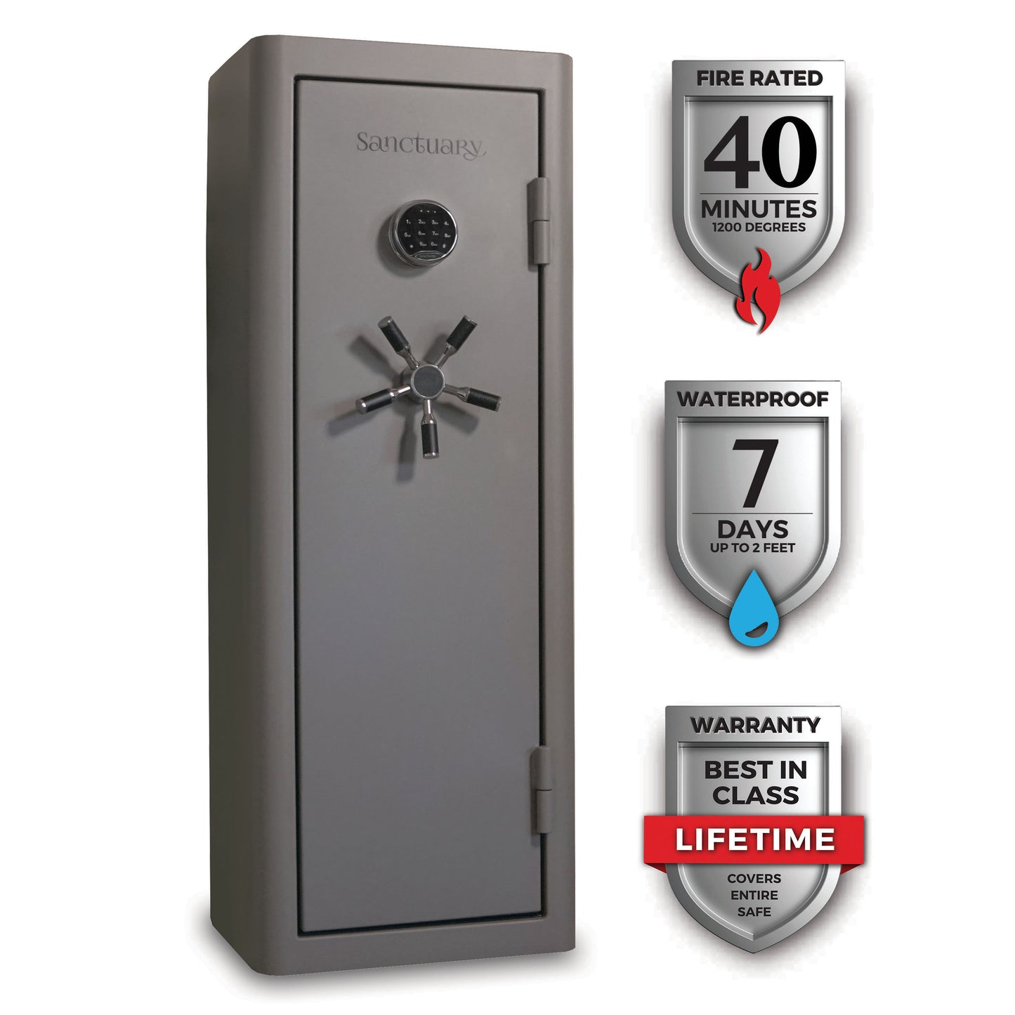 Sanctuary Executive SA-IHS5520 8-Gun Fire & Water Safe